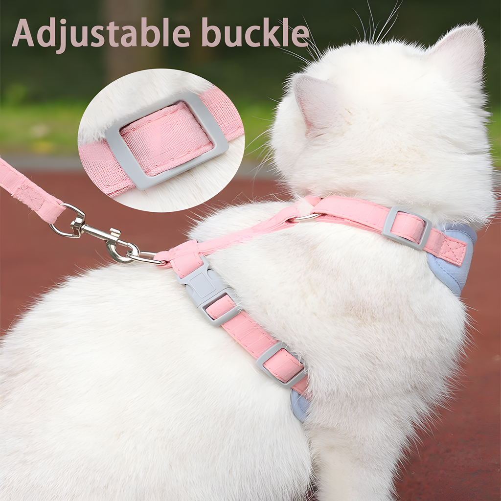 Adjustable Cat Vest Harness | Anti Escape Cat Harness