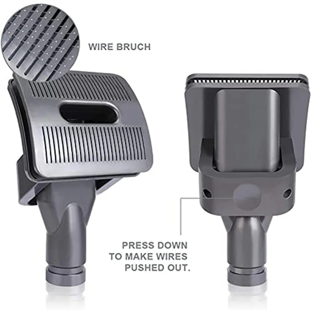 Pet Grooming Vacuum Attachment (Compatible with Popular Cordless Vacuums)